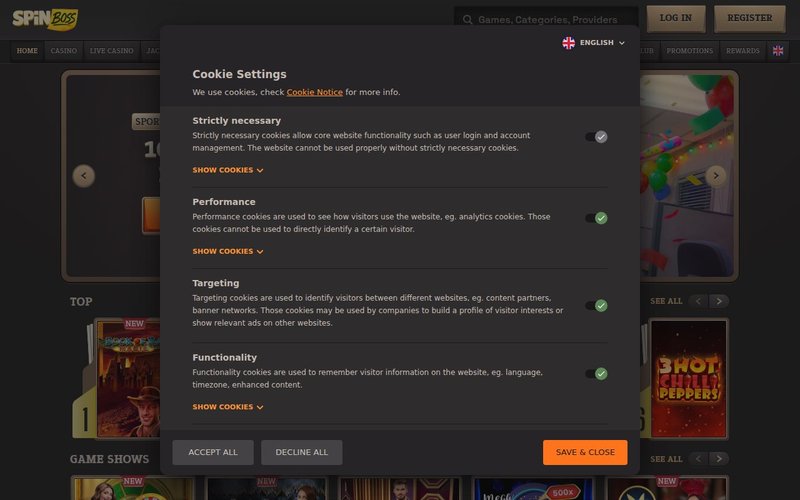 Guide to spinboss login